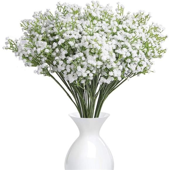 10Pcs Baby Breath/Gypsophila Artificial FakeSilk Plants Wedding Party Decoration - Picture 1 of 6